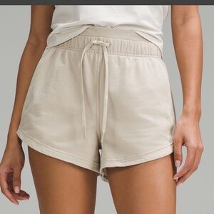 Lululemon Inner Glow Shorts Beige 3”